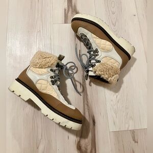 Scotch and Soda Olivine Wool Lace Up Boots